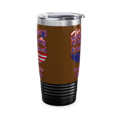 american wing - Ringneck Tumbler, 20oz (brown)