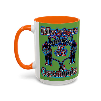 em cee squared - Accent Mug (green)
