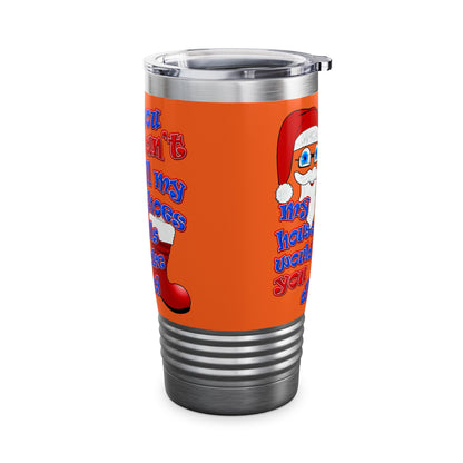 santa's shoes - Ringneck Tumbler, 20oz (orange)