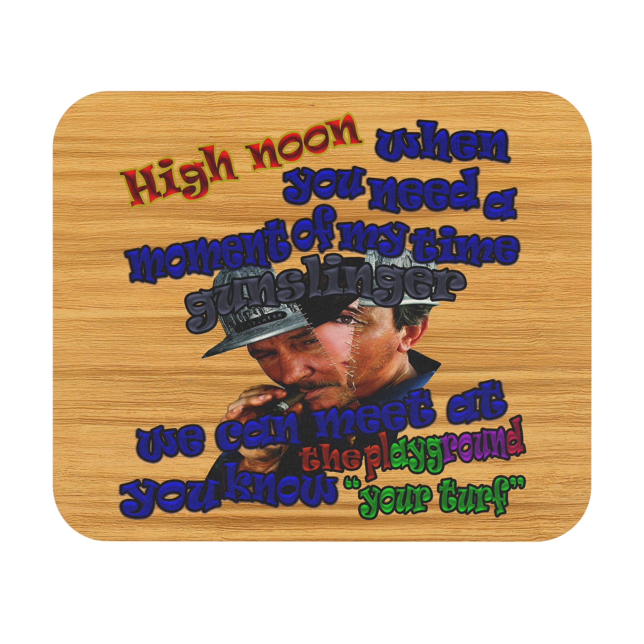 high noon - Mouse Pad (Rectangle) (butterscotch wood finish)