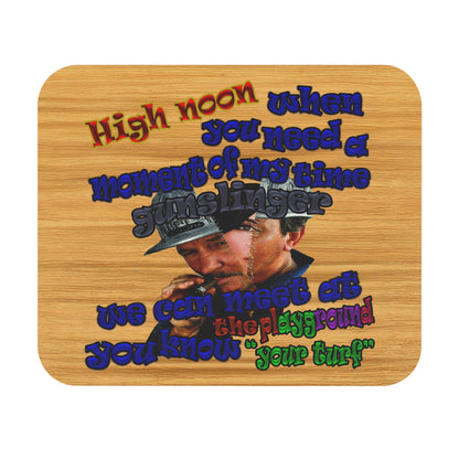 high noon - Mouse Pad (Rectangle) (butterscotch wood finish)