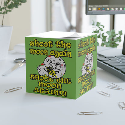shoot the moon again - note cube (green)