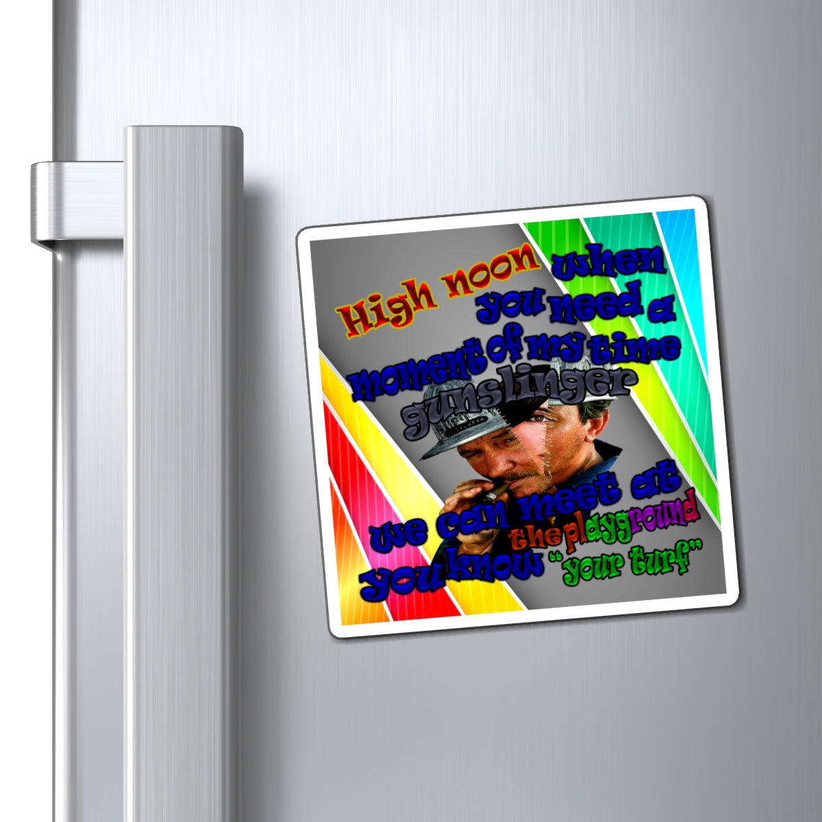 high noon - Magnets - (rainbow split)