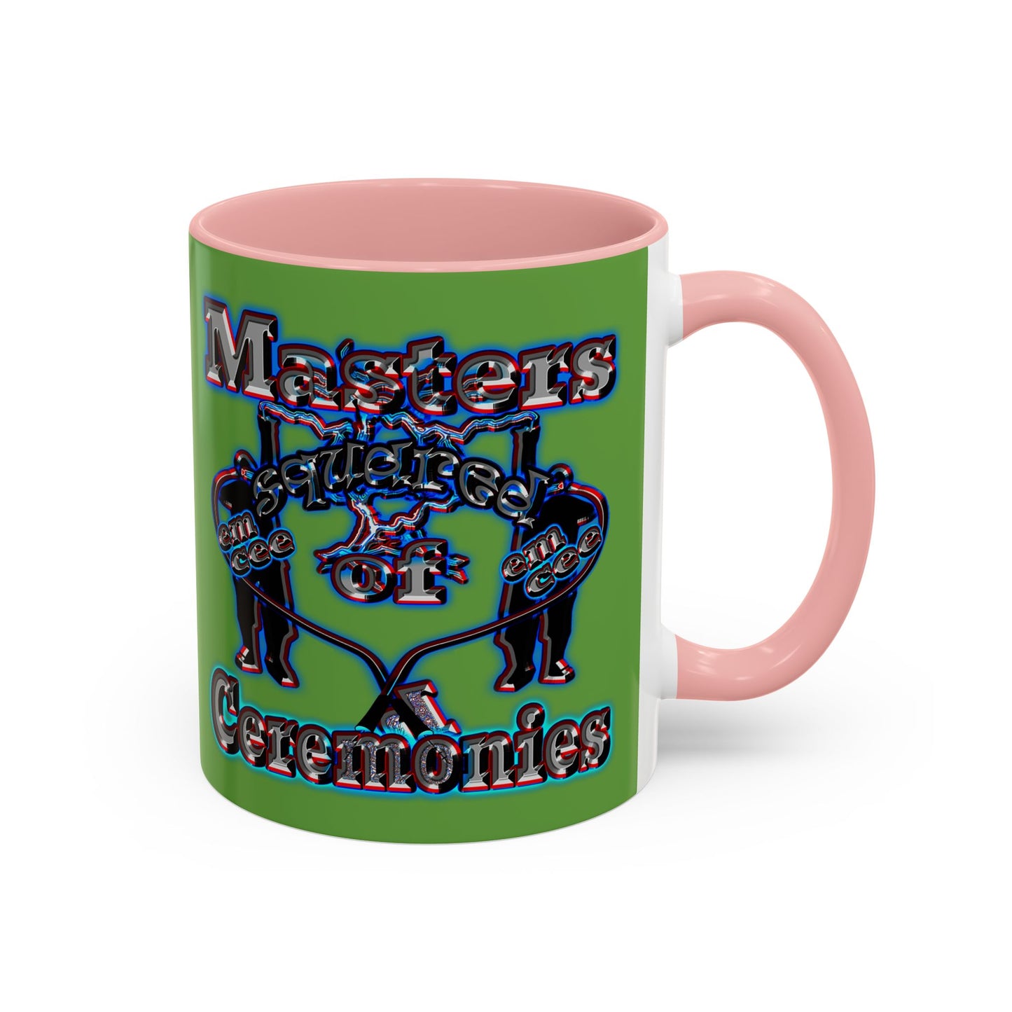 em cee squared - Accent Mug (green)