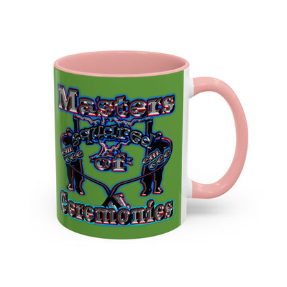 em cee squared - Accent Mug (green)