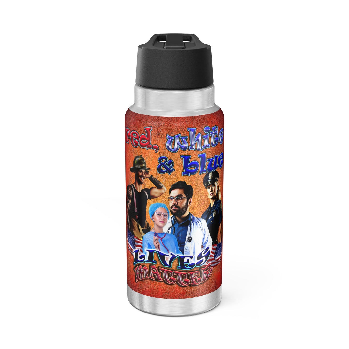 rw&b lives matter - Gator Tumbler, 32oz  (burnt orange)