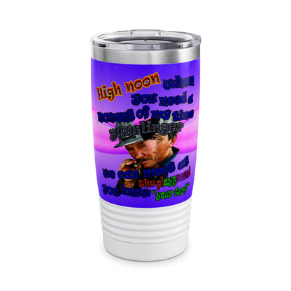 high noon - Ringneck Tumbler, 20oz (purple-pink wave)