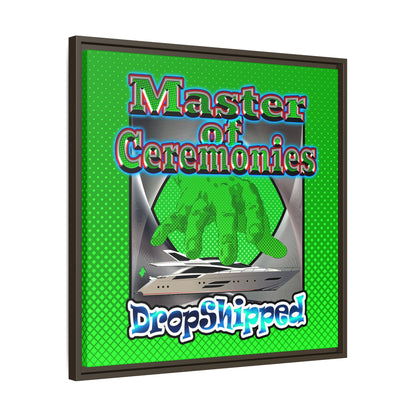 logo - framed canvas art (logo green)