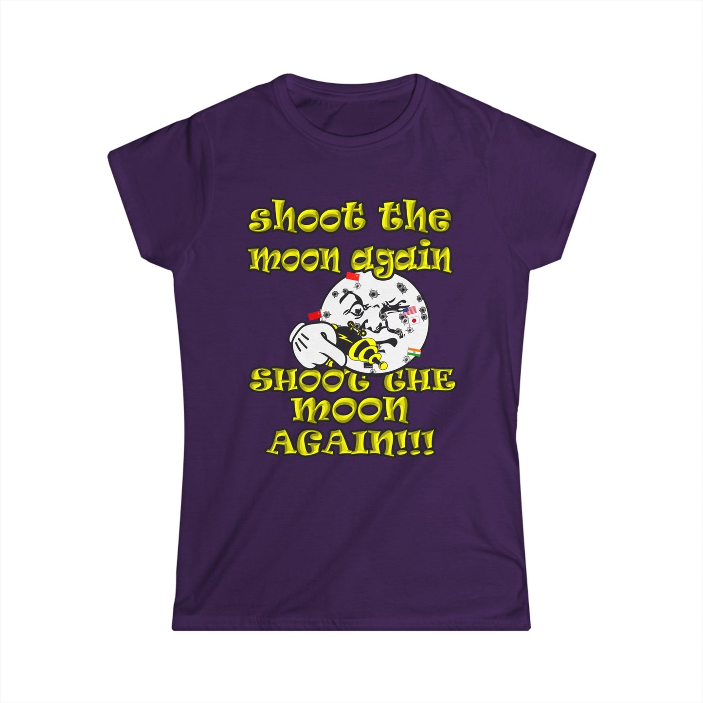shoot the moon again - Women's Softstyle Tee