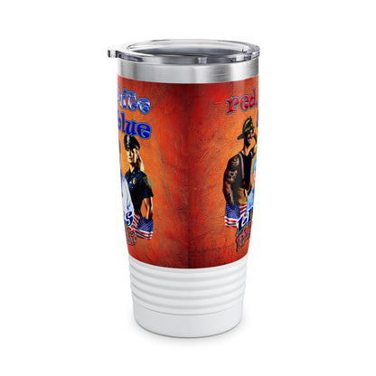rw&b lives matter - Ringneck Tumbler, 20oz (burnt orange)