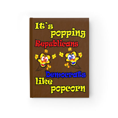 popping like popcorn - journal-blank (brown)
