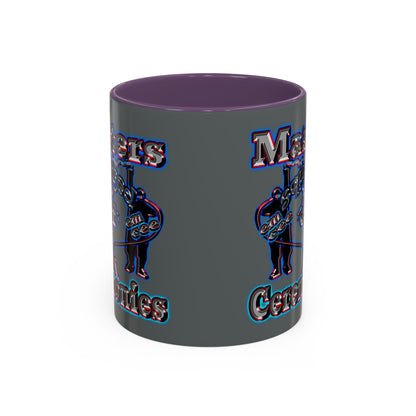 em cee squared - Accent Mug (dark grey)
