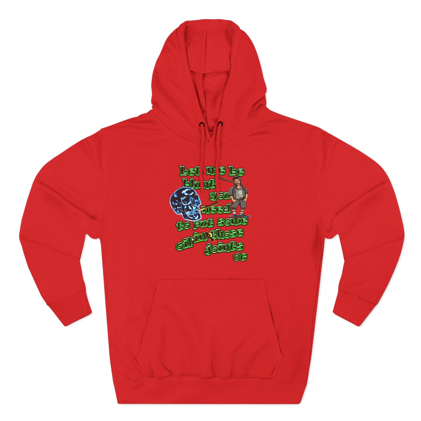 og - Three-Panel Fleece Hoodie