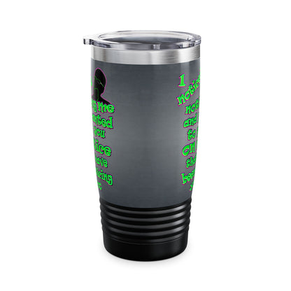 noticed you noticing - Ringneck Tumbler, 20oz (grey-light grey)