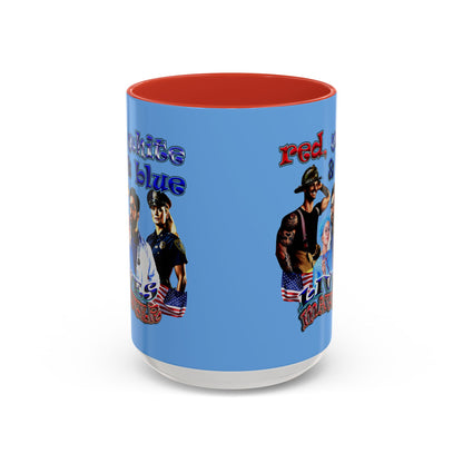 rw&b lives matter - Accent Mug (light blue)