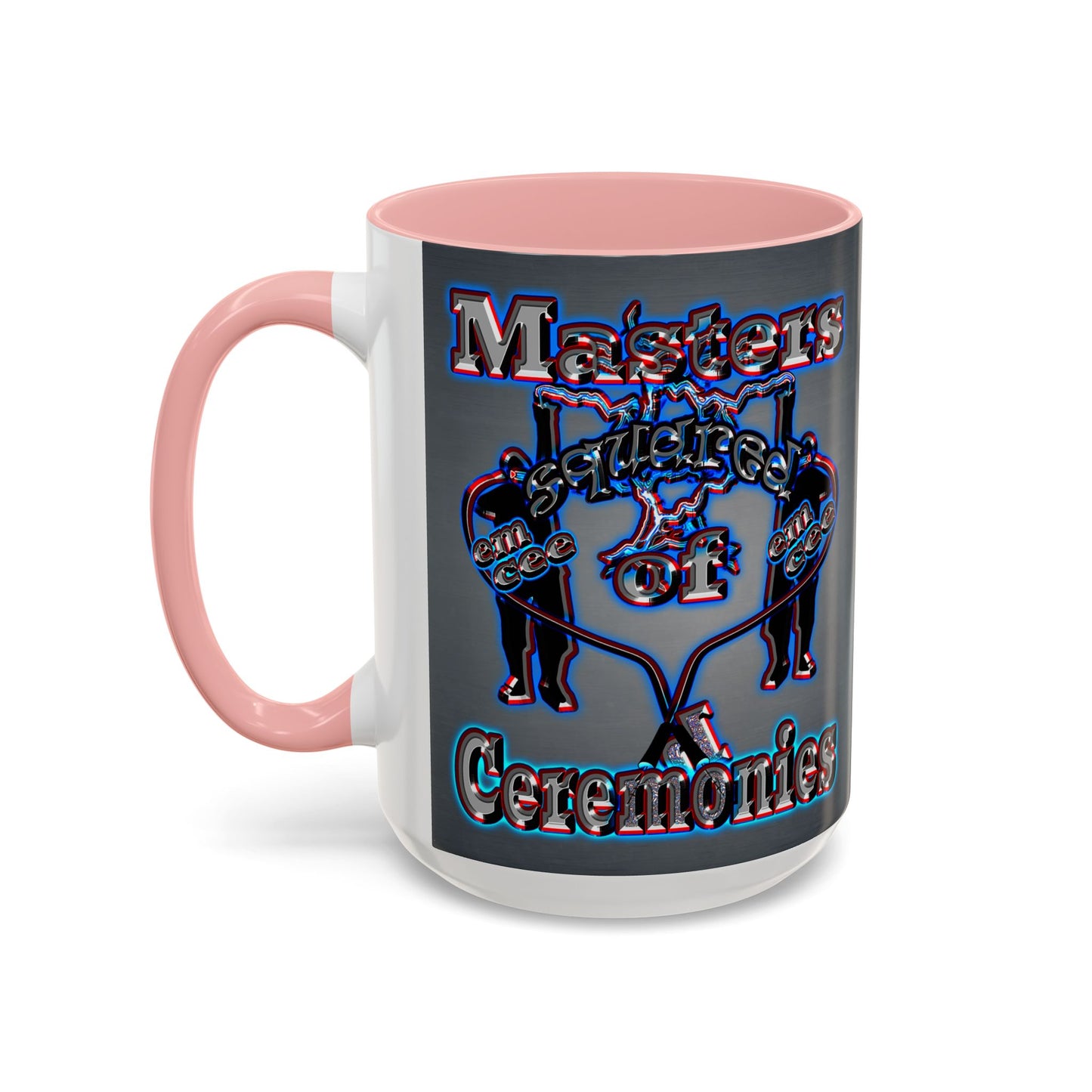 em cee squared - Accent Mug (grey-light grey)