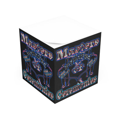 em cee squared - note cube (black)