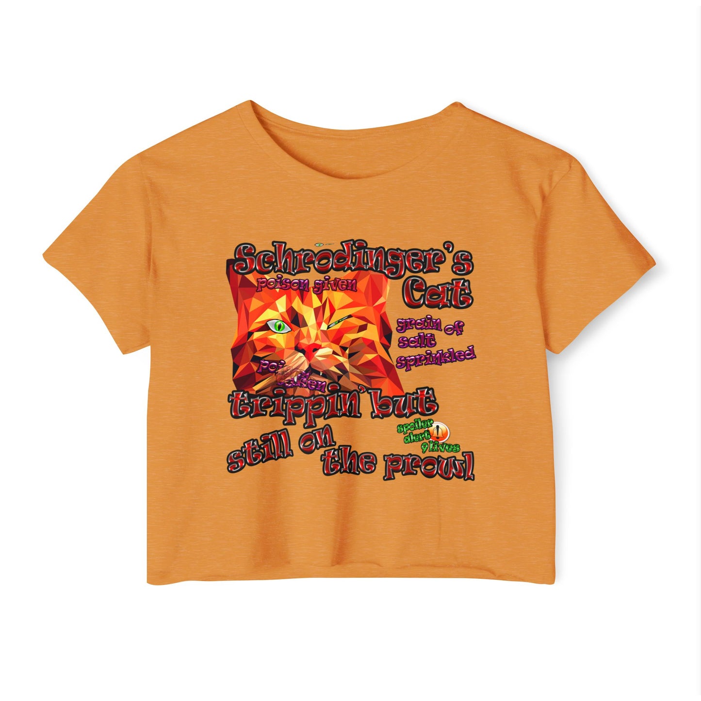 schrodinger's cat - Women's Festival Crop Top