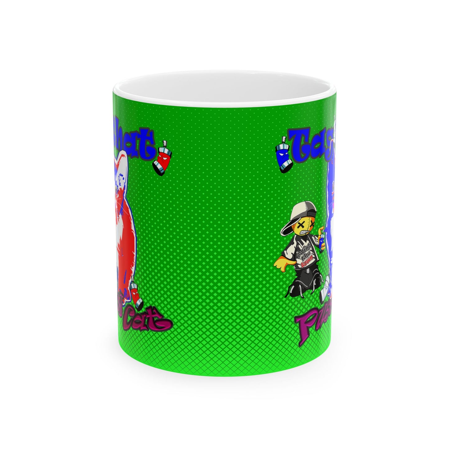 tag that - White Mug (logo green)