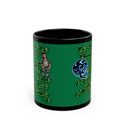 og - Black Mug (dark green)