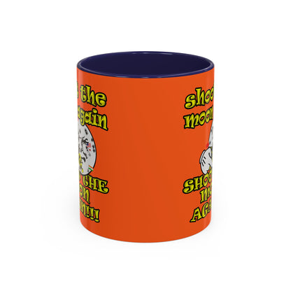 shoot the moon again - Accent Mug (orange)