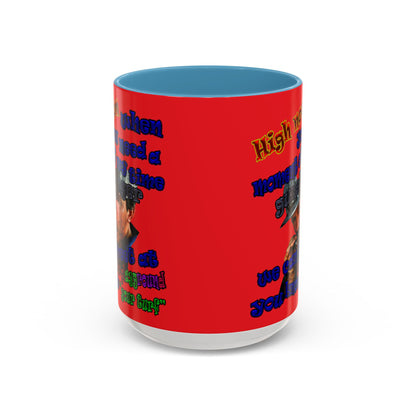 high noon - Accent Mug (red)