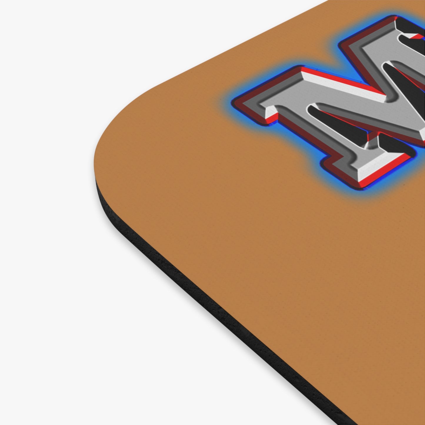 em cee squared - Mouse Pad (Rectangle) (light brown)