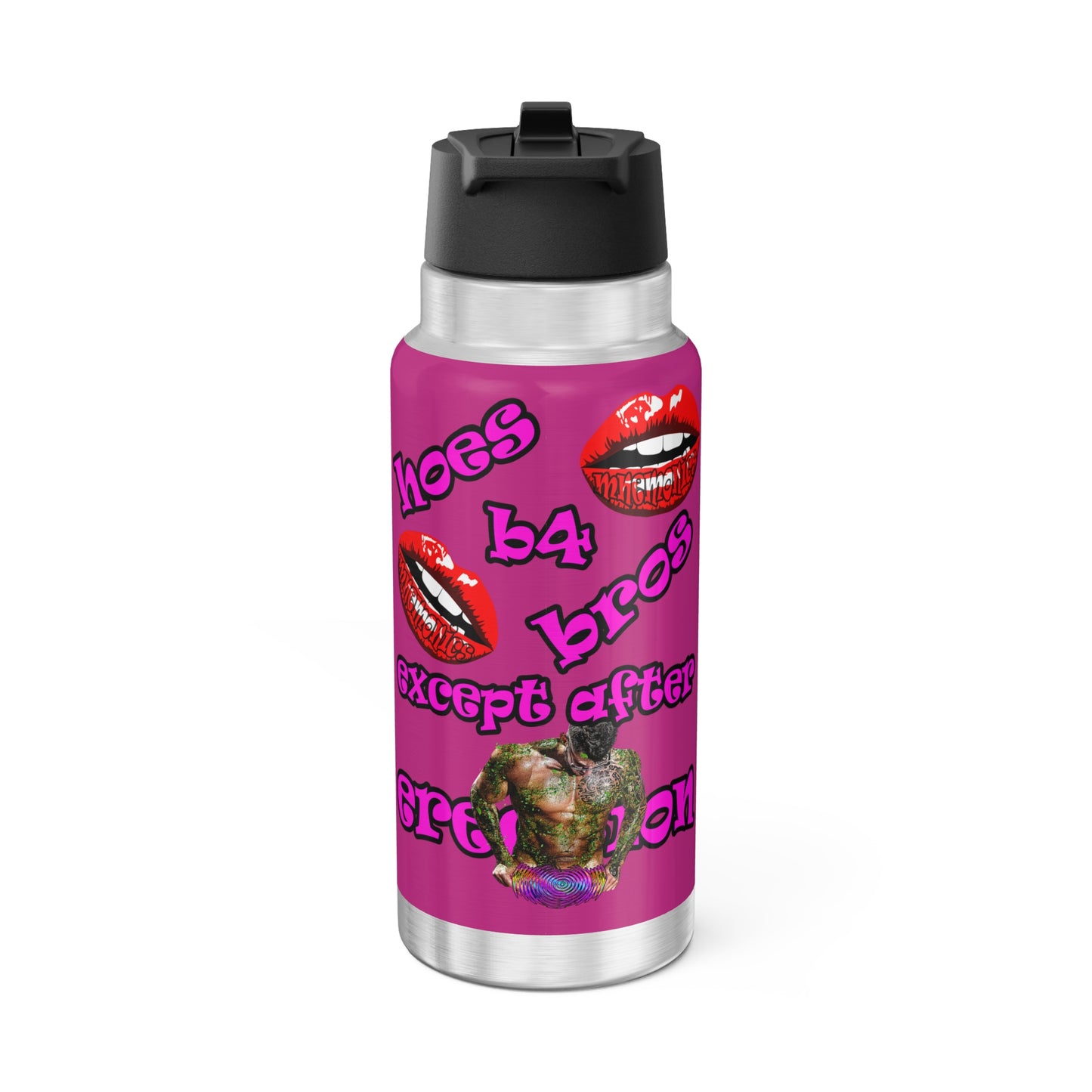 hoes b4 bros - Gator Tumbler, 32oz (pink)