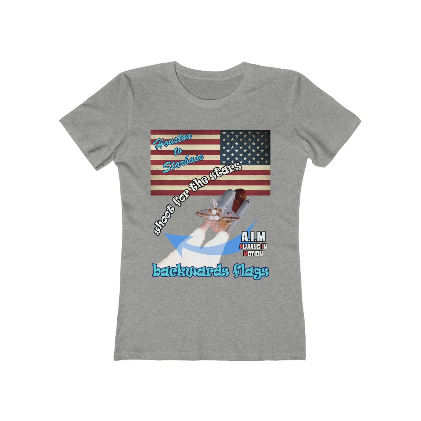 shoot for the stars - Women's The Boyfriend Tee