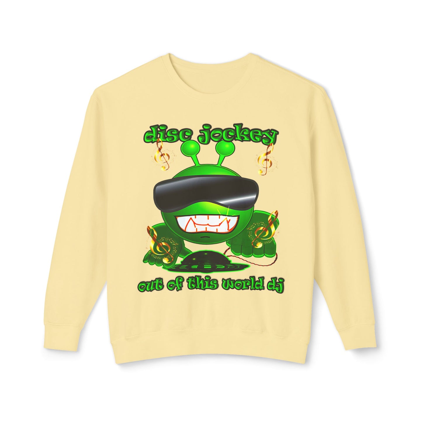 disc jockey - Unisex Lightweight Crewneck Sweatshirt