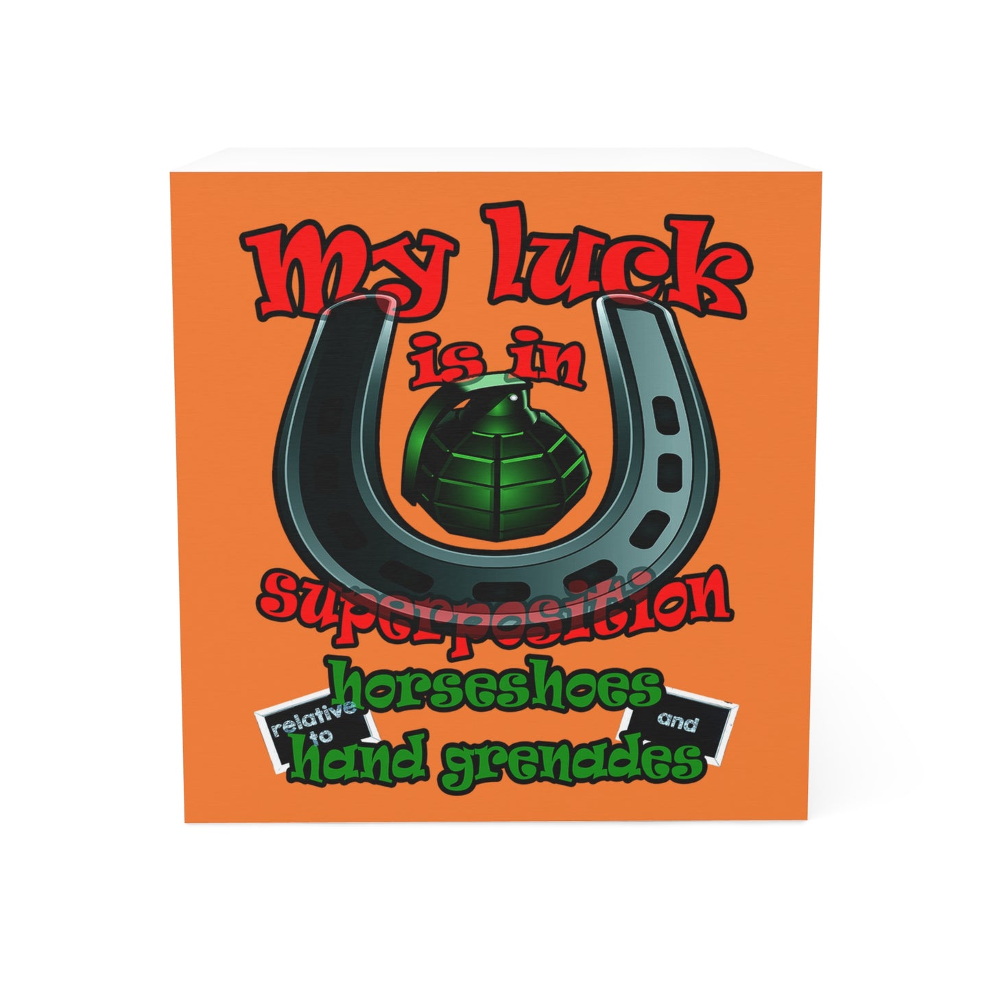 my luck - note cube (crusta)