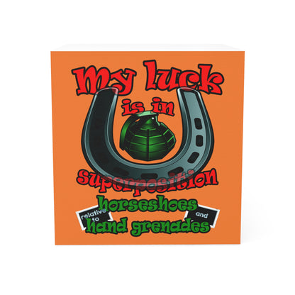 my luck - note cube (crusta)
