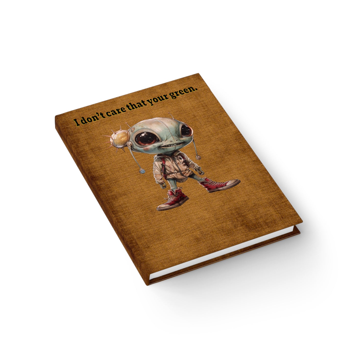 I don't care that your green - journal-blank (brown papyrus)
