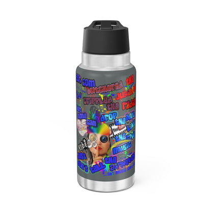 drop the beat - Gator Tumbler, 32oz (dark grey)