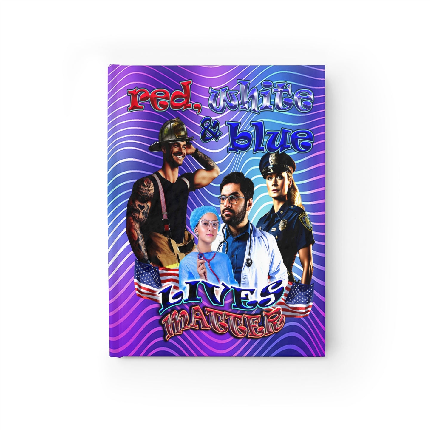 rw&b lives matter - journal-blank (purple wave)