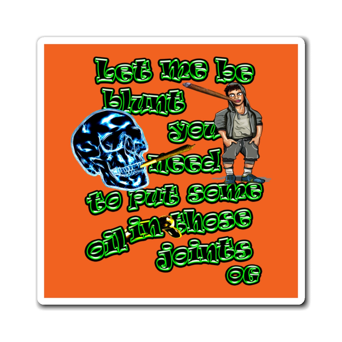 og - Magnets - (orange)