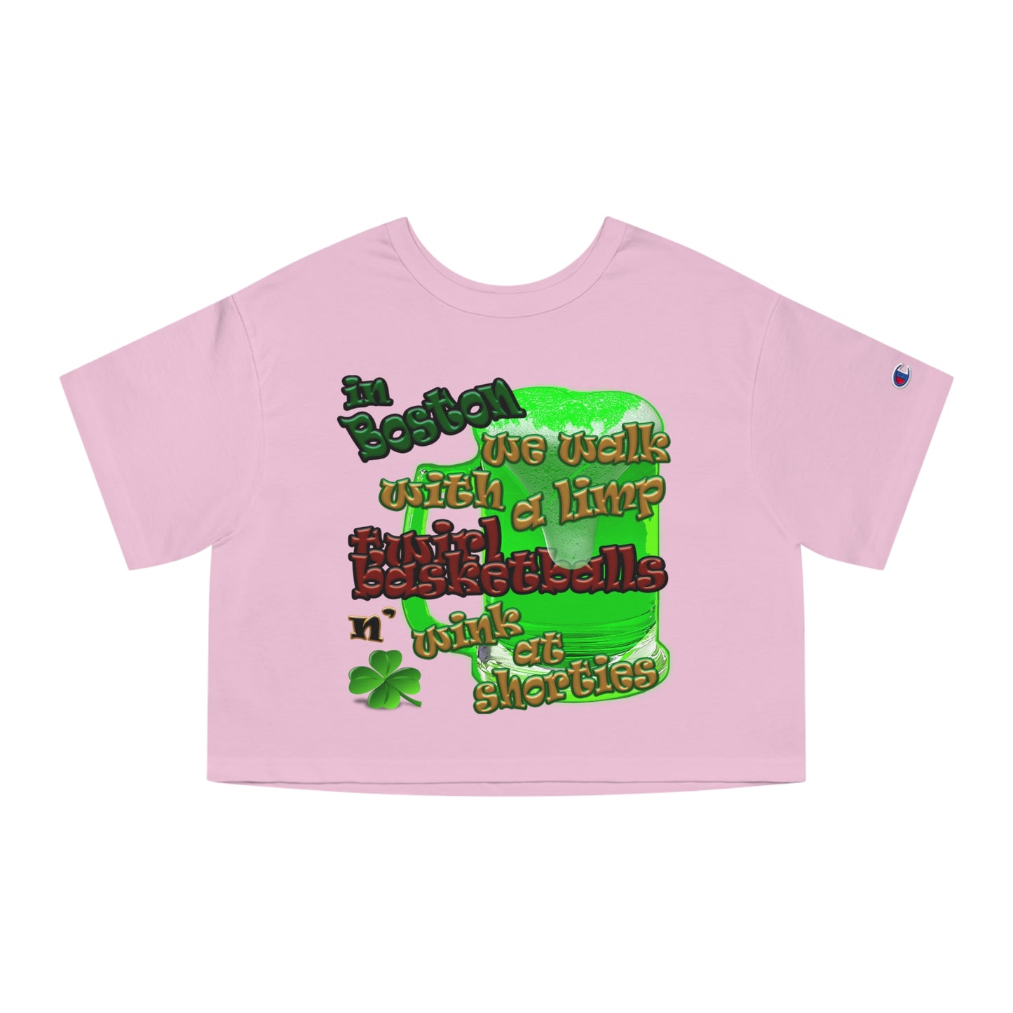 celtics logo - Champion Women's Heritage Cropped T-Shirt