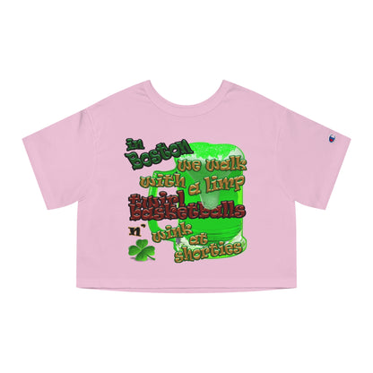celtics logo - Champion Women's Heritage Cropped T-Shirt
