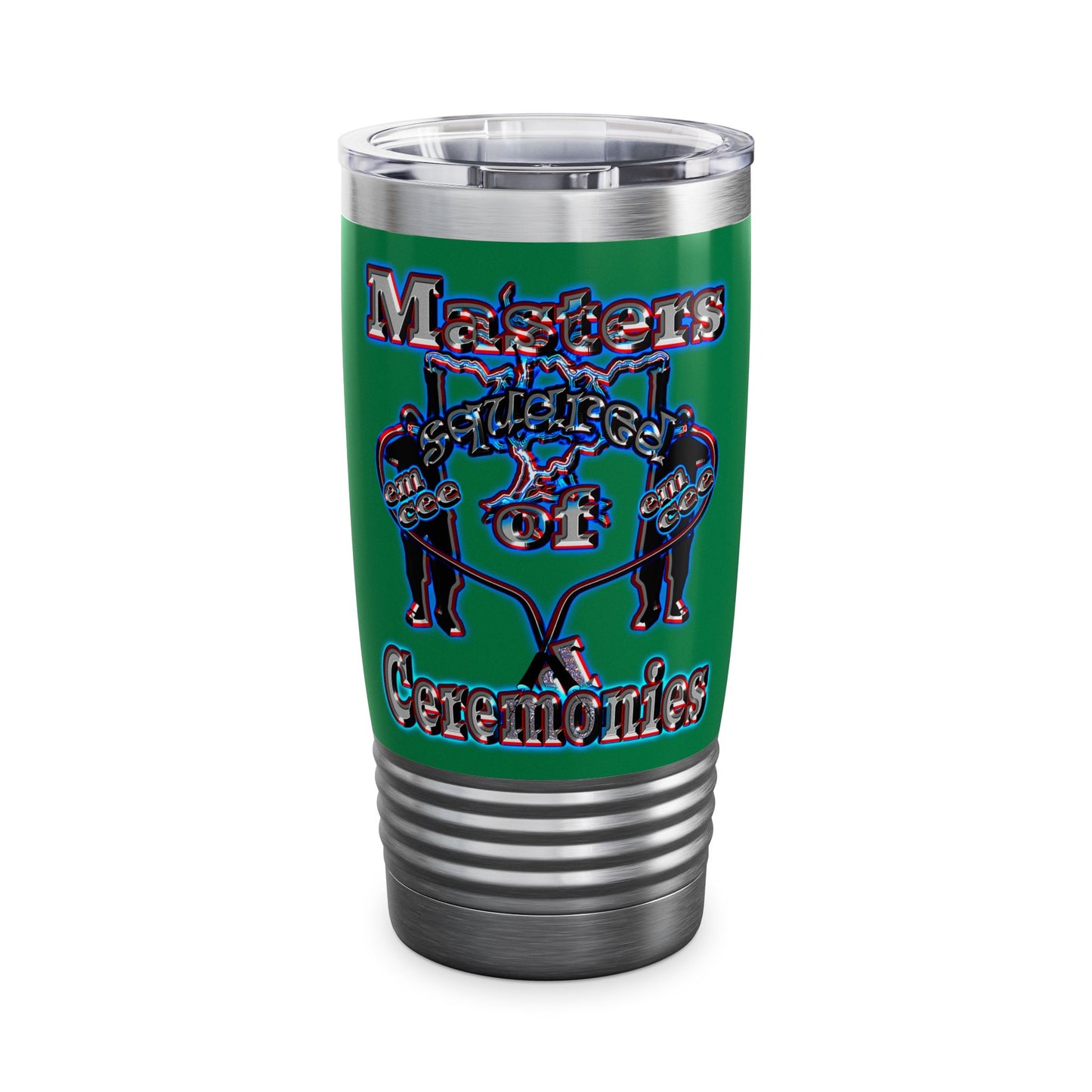 em cee squared - Ringneck Tumbler, 20oz (dark green)