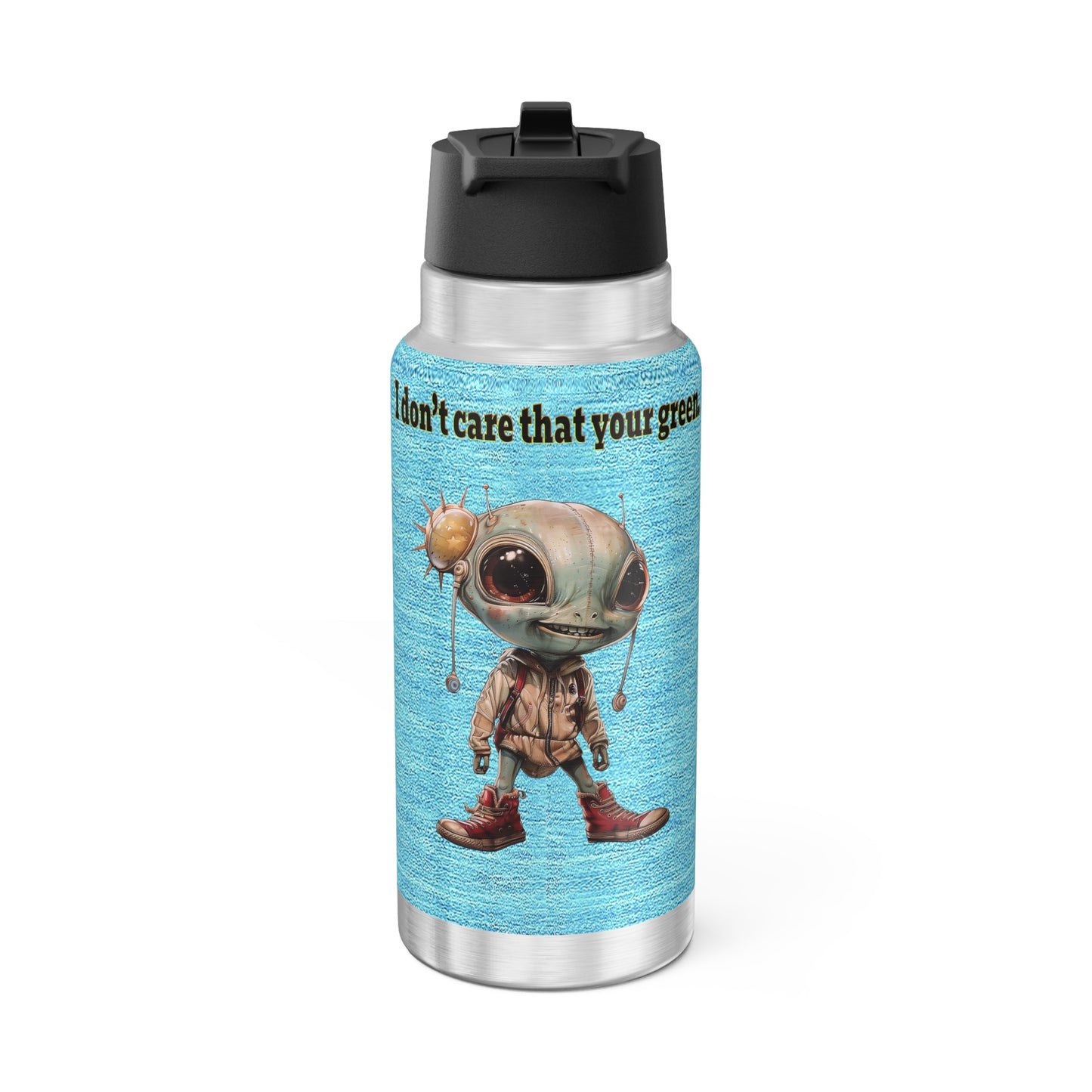 I don't care that your grey - Gator Tumbler, 32oz  (faded blue)