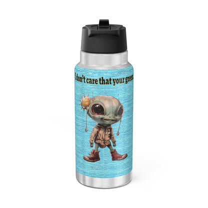 I don't care that your grey - Gator Tumbler, 32oz  (faded blue)