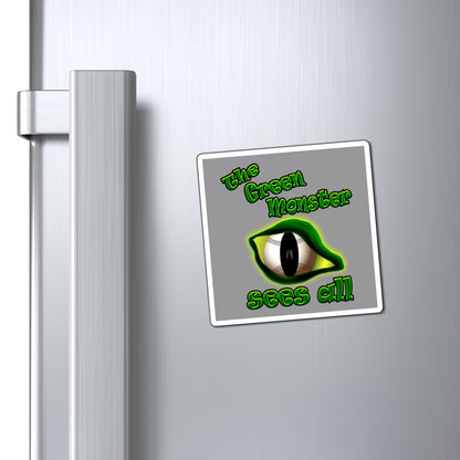 green monster - Magnets - (grey)