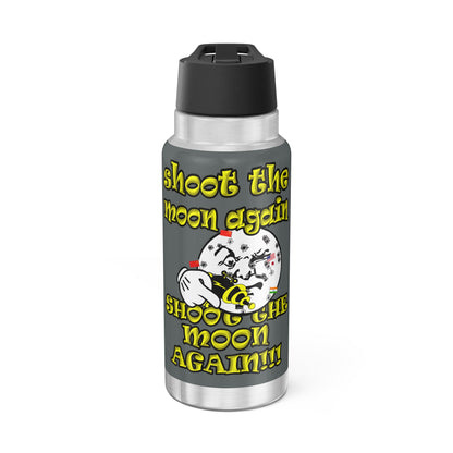 shoot the moon again - Gator Tumbler, 32oz (dark grey)