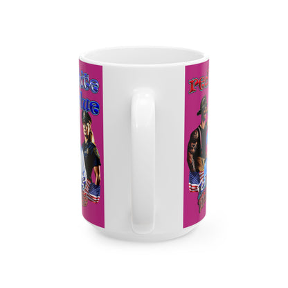 rw&b lives matter - White Mug (pink)