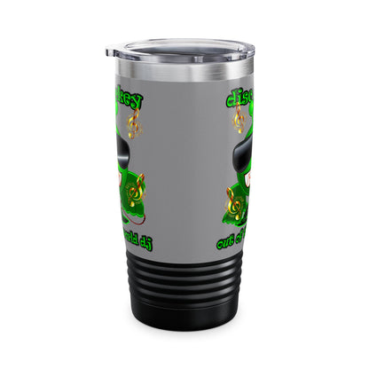 disc jockey - Ringneck Tumbler, 20oz (grey)