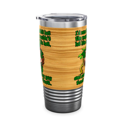 turtle race - Ringneck Tumbler, 20oz (butterscotch wood finish)