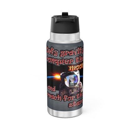 defy conquer reach - Gator Tumbler, 32oz  (grey-light grey)