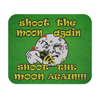 shoot the moon again - Mouse Pad (Rectangle) (green turf)