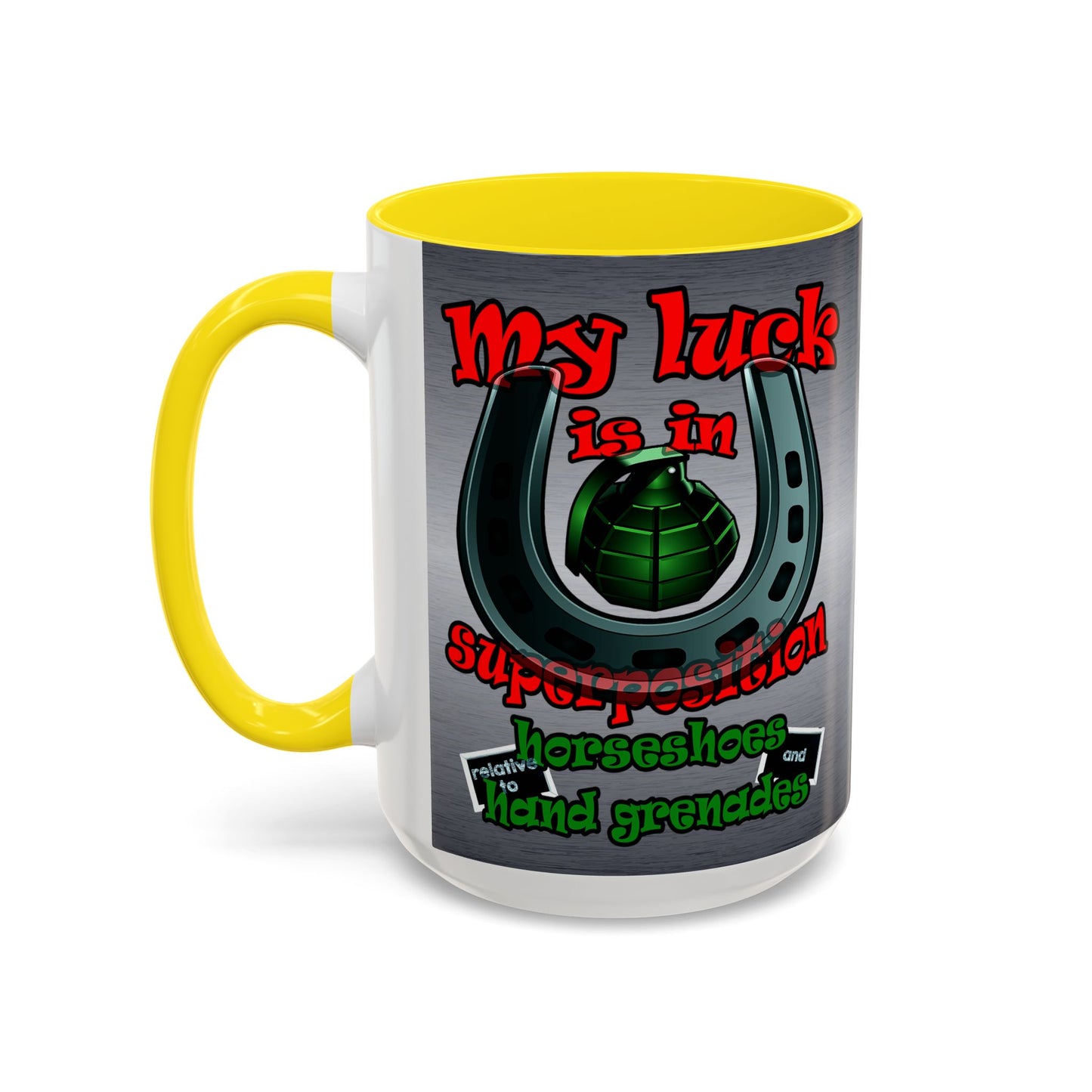 my luck - Accent Mug (brushed nickel)