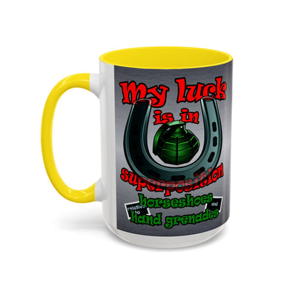 my luck - Accent Mug (brushed nickel)